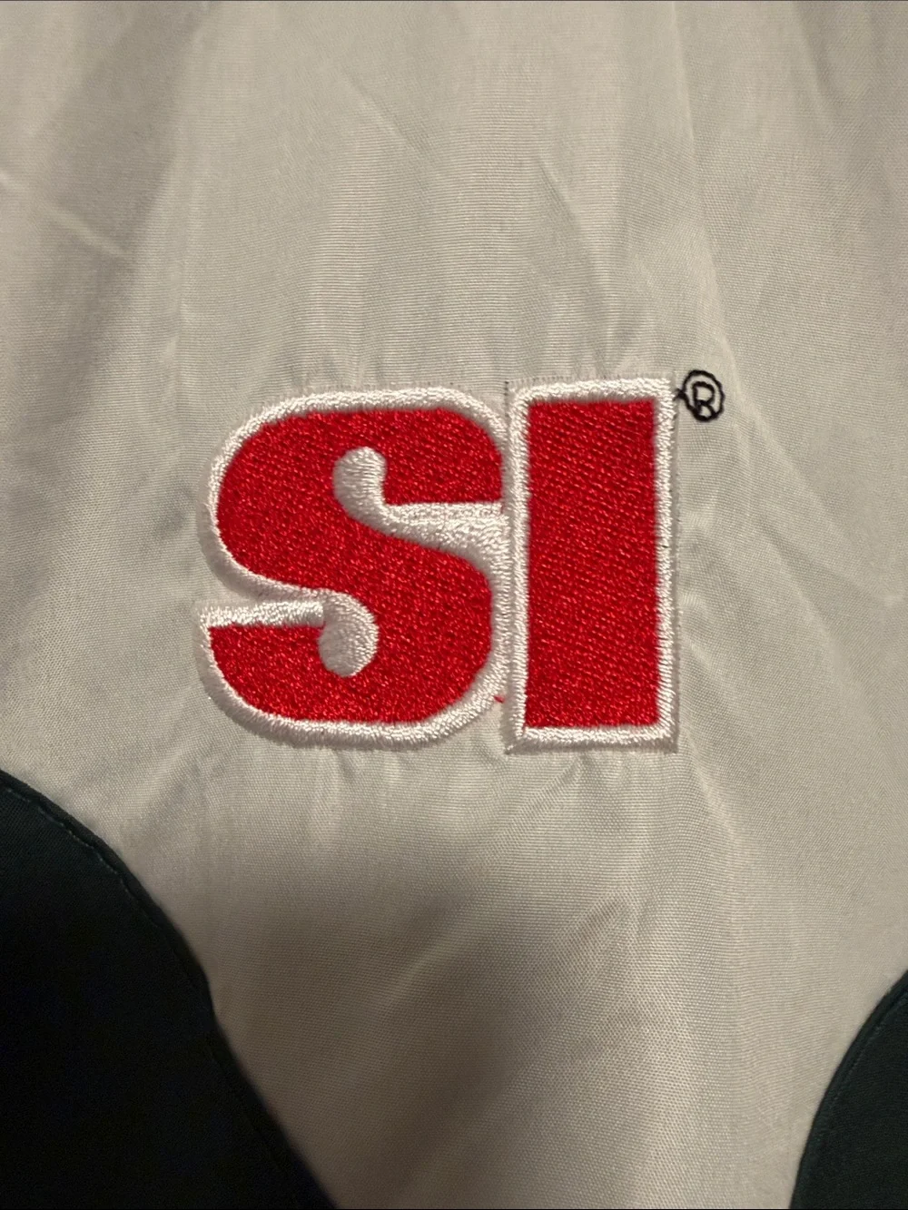 EUC Reebok SI Green White and Gray NY Jets Windbreaker Jacket XXL